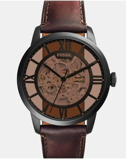 Townsman Dark Brown Automatic Mechanical Watch