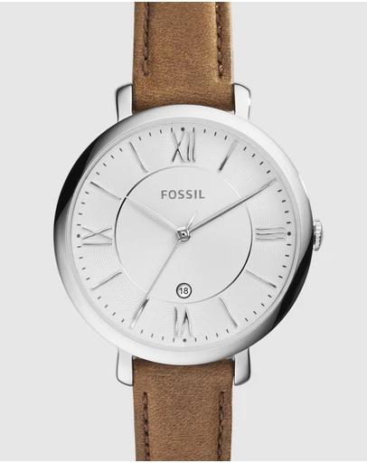 Jacqueline Dark Brown Analogue Watch