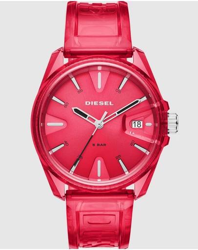 MS9 Red Analogue Watch DZ1930