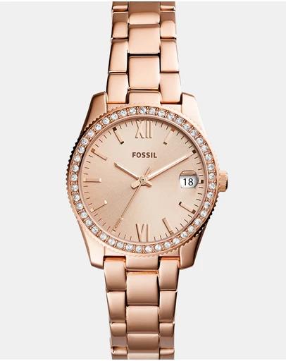 Scarlette Rose Gold-Tone Analogue Watch ES4318