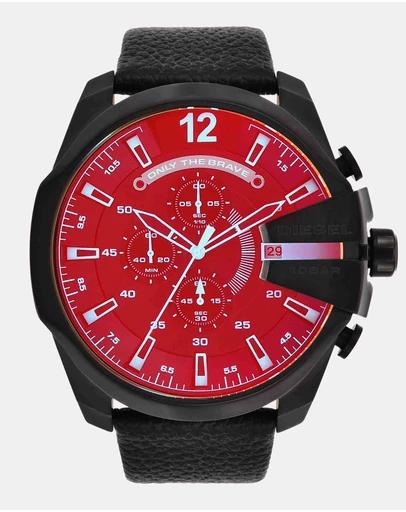 Mega Chief Black Chronograph Watch DZ4323