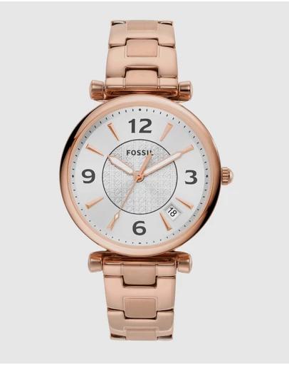 Fossil Carlie Rose Gold Watch ES5158