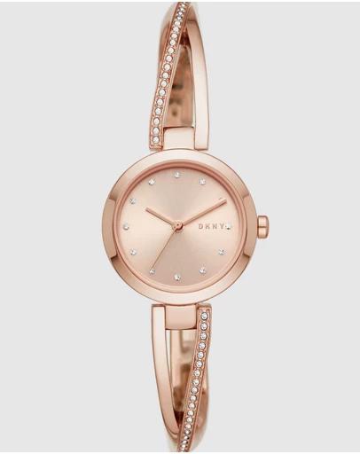 Crosswalk Rose Gold-Tone Analogue Watch NY2831