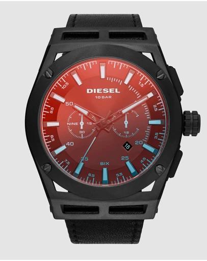 Timeframe Black Chronograph Watch DZ4544