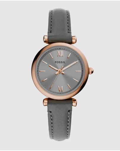 Carlie Mini Grey Analogue Watch ES5068