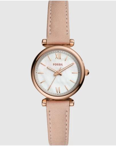 Carlie Mini Nude Analogue Watch ES4699