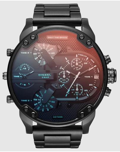 The Daddies Series Black Analogue Watch DZ7395