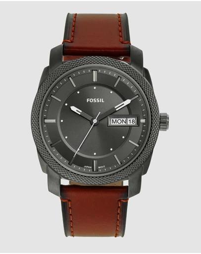 Fossil Machine Brown Watch FS5900