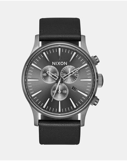 Sentry Chrono Leather Watch