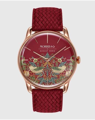 Morris & Co 38mm Strawberry Thief Watch