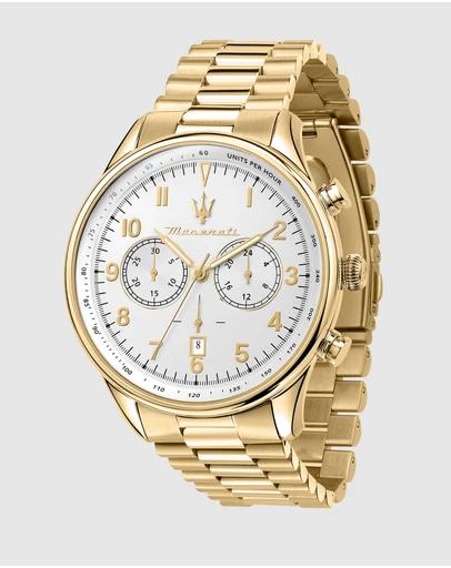 Maserati Tradizione Gold Chronograph Watch