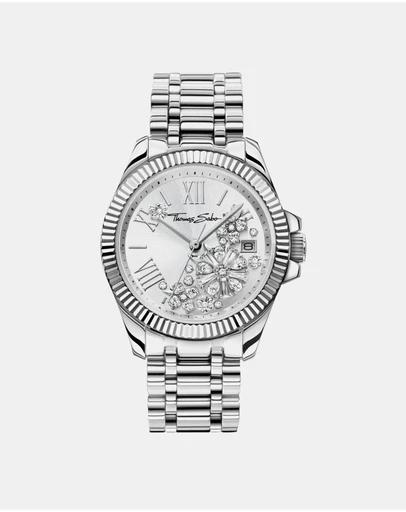 Women's Watch Flowers From White Stones