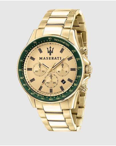 Maserati Sfida Gold Watch