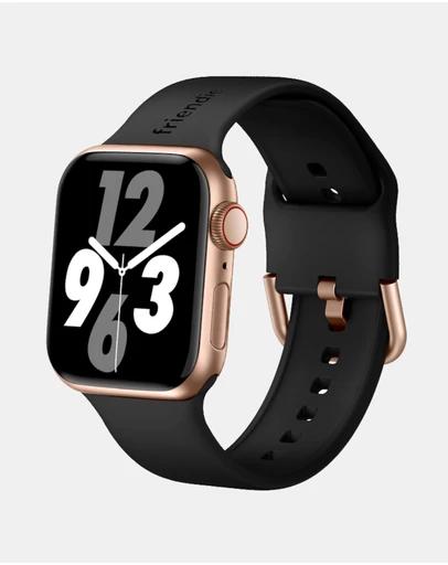 Silicone Band with Modern Gold Buckle ??The Byron ??Apple Compatible