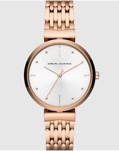Rose Gold-Tone Women's Analogue Watch