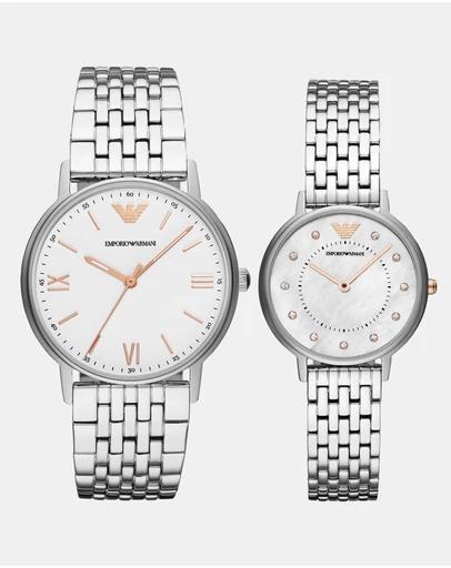 Silver-Tone Men's Analogue Watch