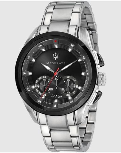 Traguardo 45mm Silver Watch