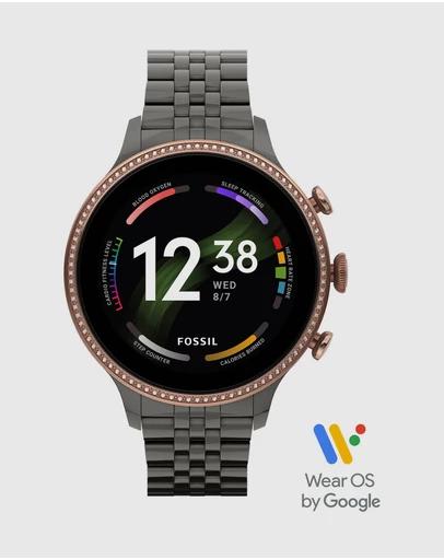 Fossil GEN 6 Gunmetal Smartwatch FTW6078