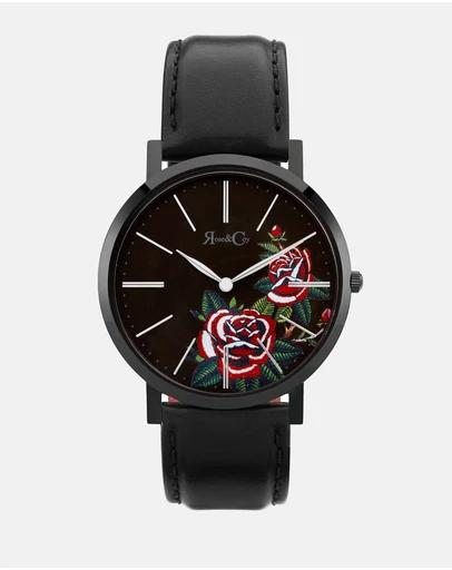 Midnight Red Rose 40mm