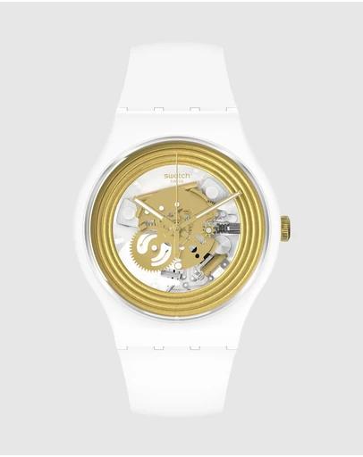 GOLD RINGS WHITE