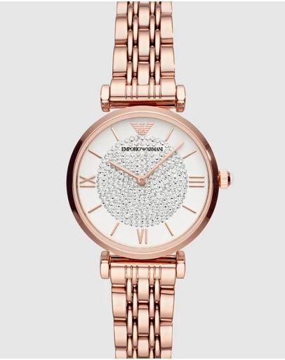 Rose Gold-Tone Analogue Watch AR11244