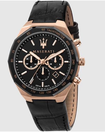 Maserati Stile Black Chronograph