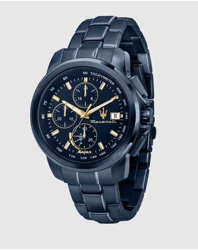 Maserati Successo Solar Blue Chronograph