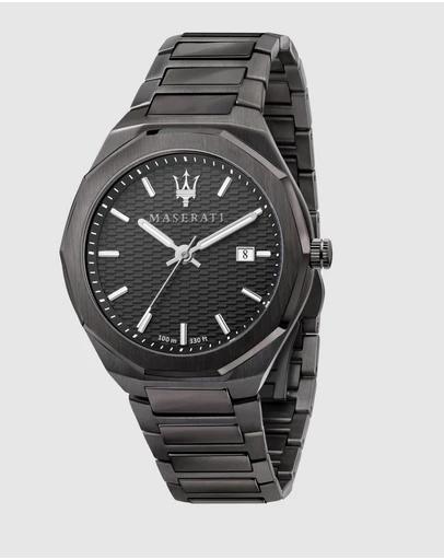 Maserati Stile Gun Metal Chronograph
