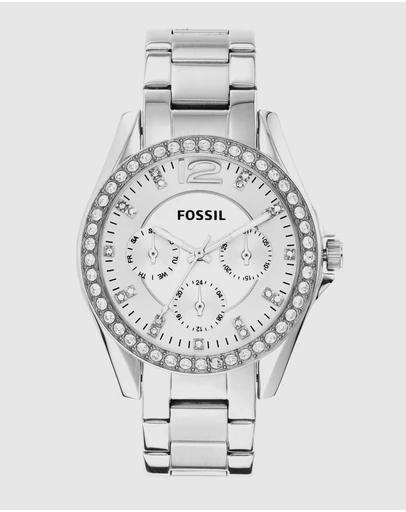 Riley Silver-Tone Analogue Watch