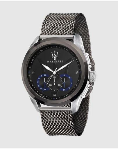 Traguardo 45mm Blue Steel Mesh Watch