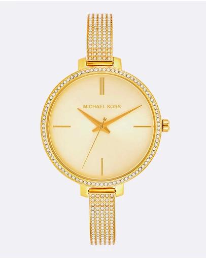 Jaryn Gold-Tone Analogue Watch MK3784