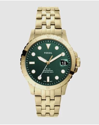 FB-01 Gold-Tone Analogue Watch