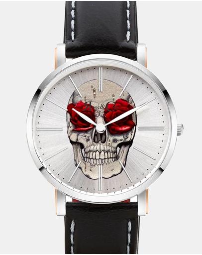 Art Series Skull & Rose Watch