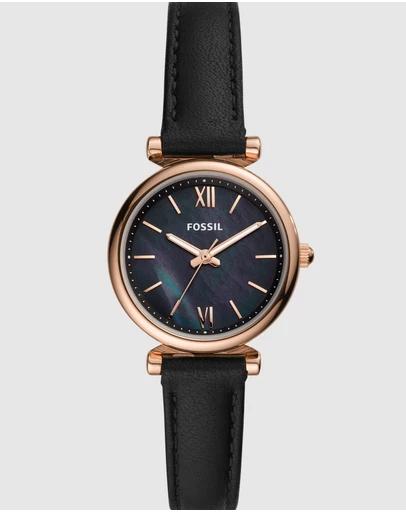 Carlie Mini Black Analogue Watch ES4700