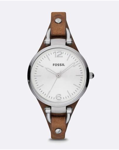 Georgia Brown Analogue Watch