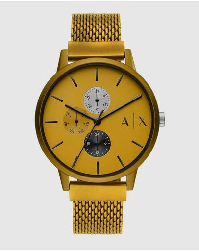 Yellow Analogue Watch AX2726