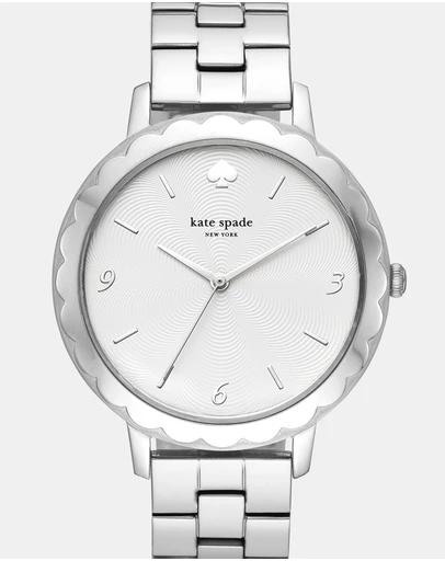 Metro Silver-Tone Analogue Watch