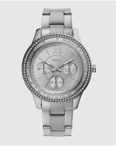 Fossil Stella Sport Silver Watch ES5108