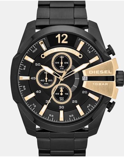 Chief Series Black Chronograph Watch DZ4338