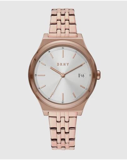 Parsons Rose Gold-Tone Analogue Watch NY2947