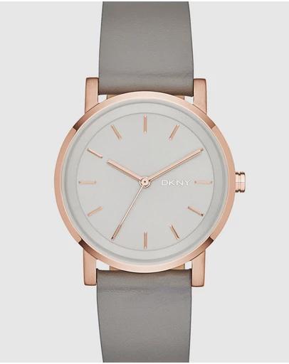 Soho Grey Analogue Watch NY2341