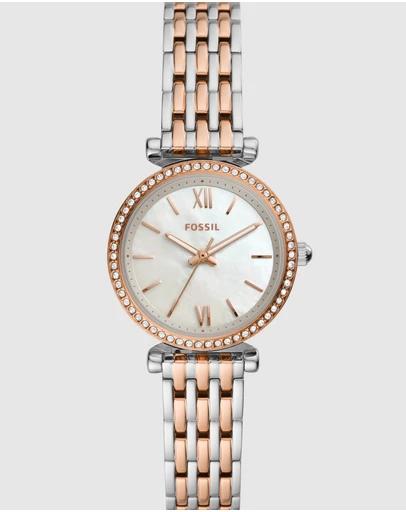 Carlie Mini Two Tone Analogue Watch ES4649