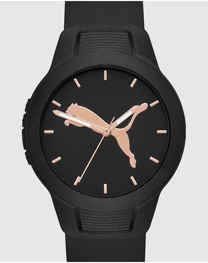 Reset V2 Black Analogue Watch