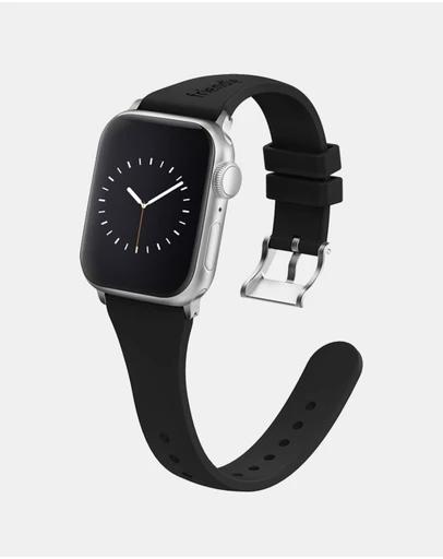 Slim Silicone Band with Classic Silver Buckle ??The Gippsland ??Apple Compatible