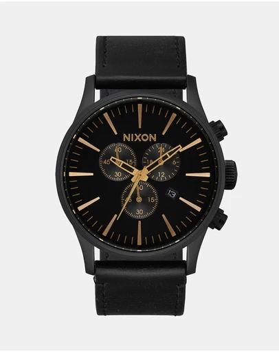 Sentry Chrono Leather Watch