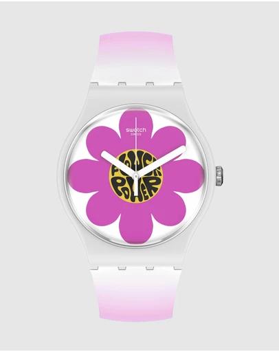 Flower Hour Watch