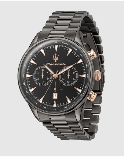 Maserati Tradizione Gunmetal Chronograph Watch