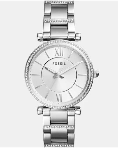 Carlie Silver-Tone Analogue Watch