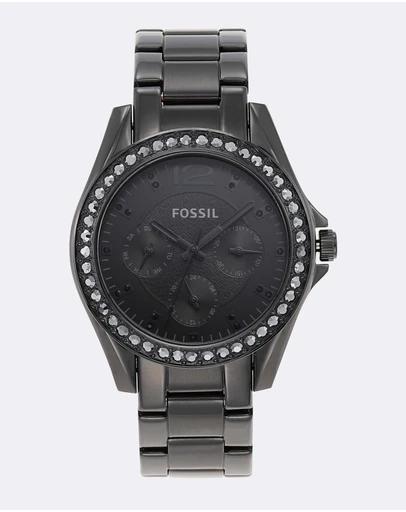 Riley Black Chronograph Watch