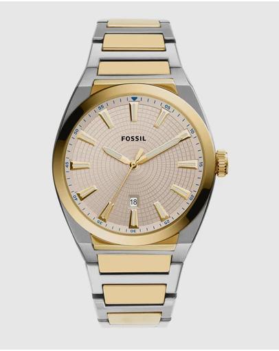 Everett Two Tone Analogue Watch FS5823